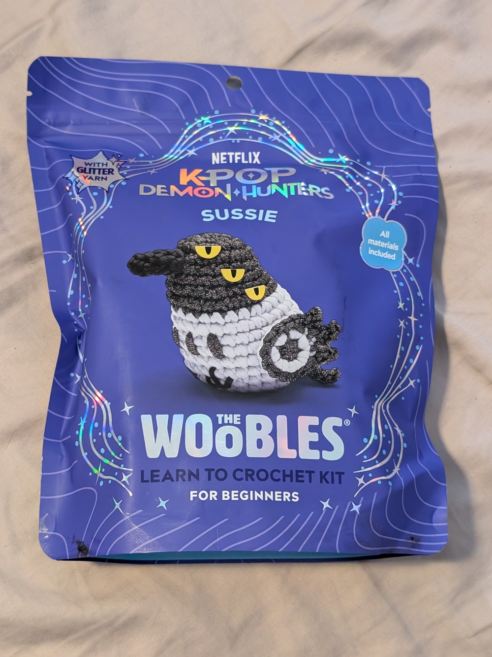 K-Pop Demon Hunters Sussie The Woobles Crochet Kit For Beginners